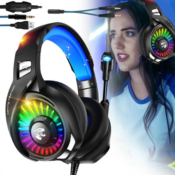 PS4 Xbox One Google Stadia PC Stereo 3.5mm Wired Gaming Headset Headphone Carousel 1