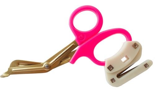 RIP SHEARS - PINK EASY FIND HANDLES - LAST FEW BE QUICK ! PERFECT PARAMEDIC GIFT Carousel 1
