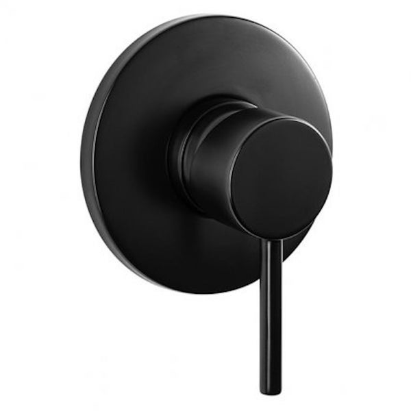 SALE Shower Mixer - Round Series 129CP - Black - Lennox Bathroom Carousel 1