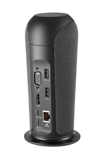 PROMATE 13-In-1 USB-C Multimedia Hub w/ 5W Speaker - Black Carousel 1