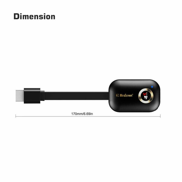 4K 1080P HDMI Portable TV Display Adapter Airplay DLNA Stick for Android/Mac/iOS Carousel 8