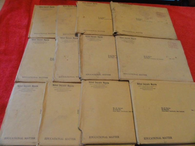 National Geographic Magazine -1957 -12 Months Editions With Original Envelopes Carousel 3