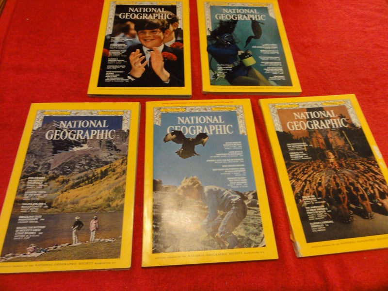 National Geographic Magazine -1969 -9 Months Editions With Original Envelopes Carousel 2