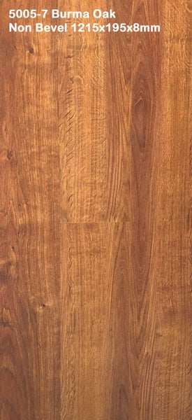 8mm Laminate flooring $16.95/m2 incl gst - Burma Oak Carousel 1