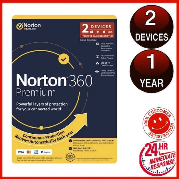 Norton 360 Premium 2 Device 1 Year Carousel 2