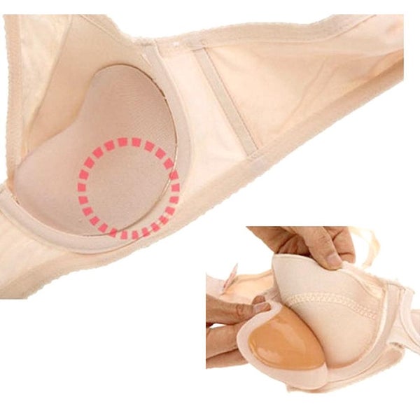 Ladie's Bikini Tops Silicone Gel Inserts Bra Pads Carousel 4