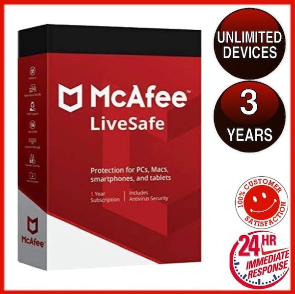 McAfee LiveSafe Unlimited Device 3 Year Carousel 2