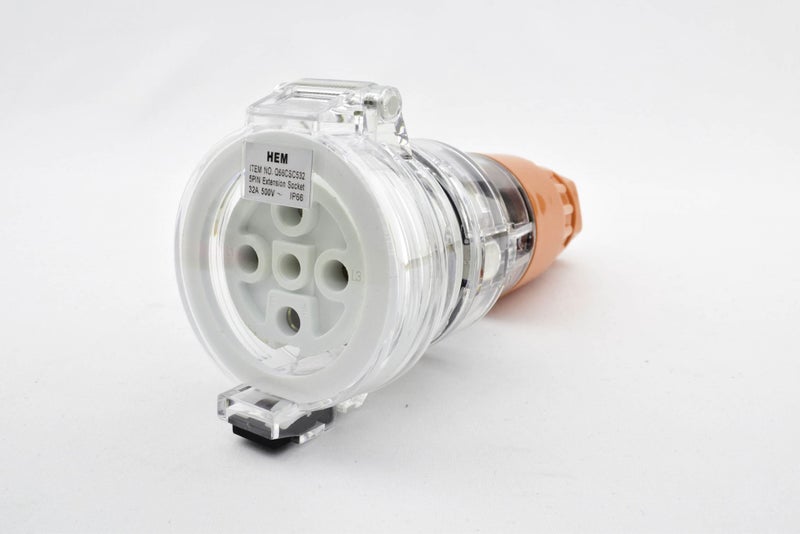 Industrial Female Connector 5 Pin 32A IP66 500V Carousel 1
