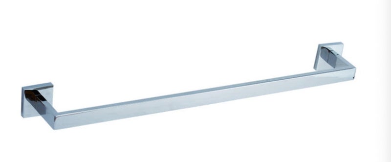 SALE Towel Rail - Square Series 2100-01 Single Bar 940mm Carousel 1