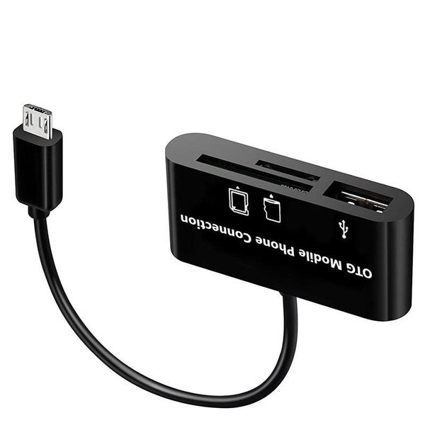 3 In 1 Micro USB OTG Adapter SD Card Reader for Samsung Galaxy S6 S7 Edge Tablet Carousel 2