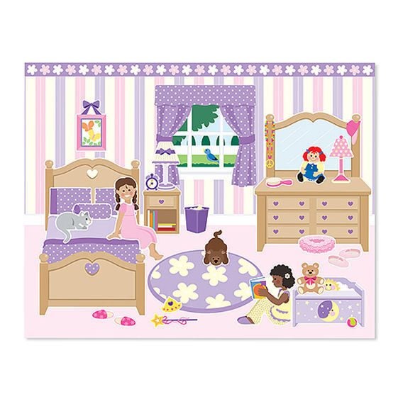 Melissa & Doug Reusable Sticker Pad Play House Carousel 4