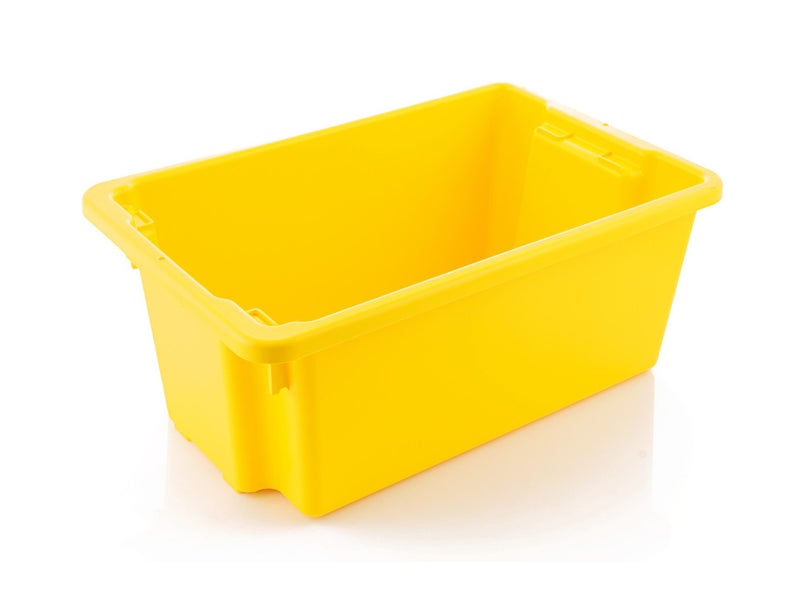 Plastic Storage Bin Foodgrade Yellow X-LARGE 52L Carousel 1