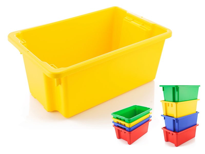 Plastic Storage Bin Foodgrade Yellow X-LARGE 52L Carousel 2