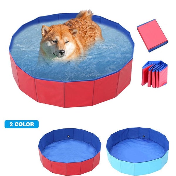 Pet Bathing Pool Outdoor Foldable Tub for Pets Dogs Cats Carousel 1