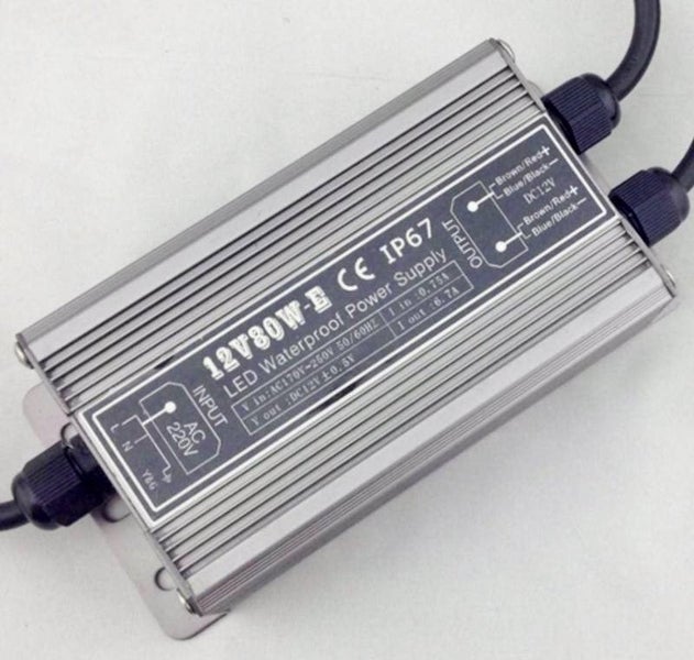 12vdc 80W LED power supply - Waterproof Carousel 1