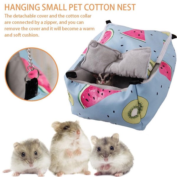 Pet Guinea Pig Rabbit Hedgehog Bed Squirrel Hamster Hanging Cave Cage Carousel 4