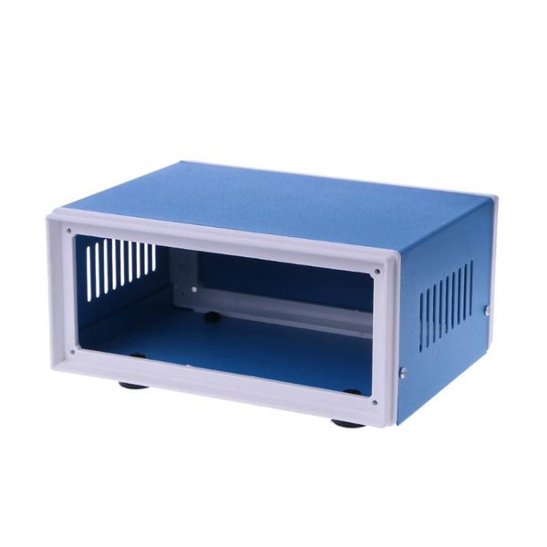 Blue Metal Enclosure Project Case DIY Junction Box 6.7" X 5.1" X 3.1" Carousel 2