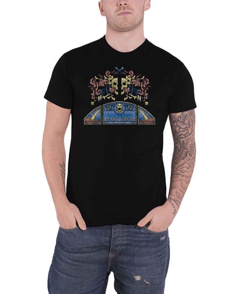 Rag N Bone Man T Shirt Coloured Graveyard Logo new Official Mens Black Carousel 1