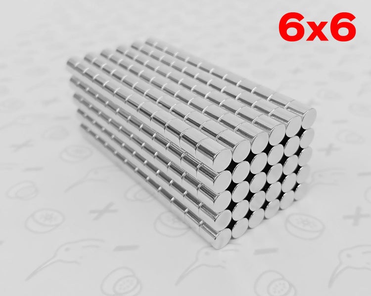 Neodymium Magnets: D6x6mm Cylinder Magnet Carousel 1