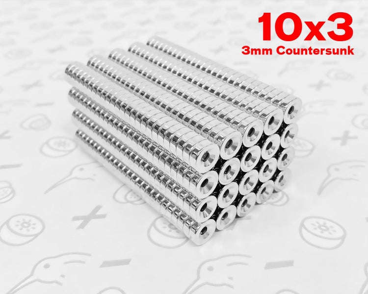 Neodymium Magnets: 10x3mm Ring Magnet Carousel 1