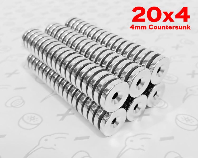 Neodymium Magnets: D20x4mm Ring Magnet Carousel 1