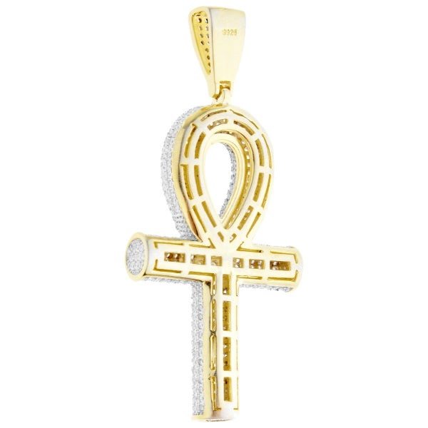 Premium Bling - 925 Sterling Silver Ankh Cross Carousel 3