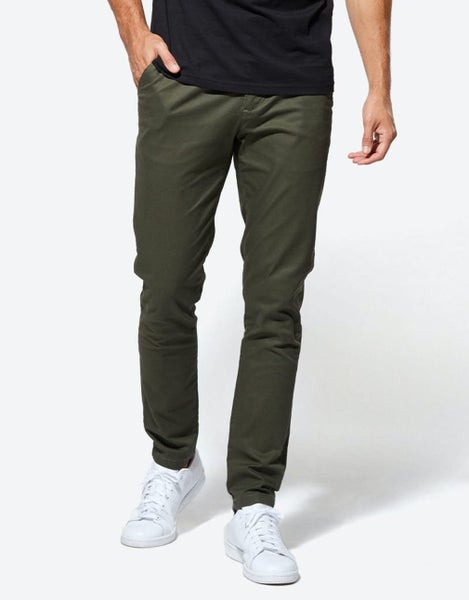 Park TROUSERS BY Hallenstein Military Green Skinny Chino NOVA 69$ Size 34 and 26 Carousel 1
