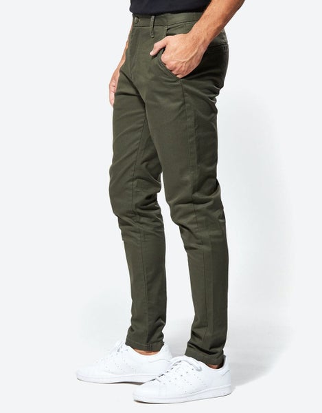 Park TROUSERS BY Hallenstein Military Green Skinny Chino NOVA 69$ Size 34 and 26 Carousel 4