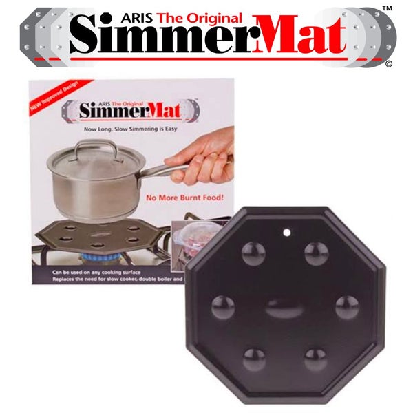 Aris Genuine Simmer Mat Simmermat Slow Cooker Heat Diffuser Gas + Electric Carousel 1