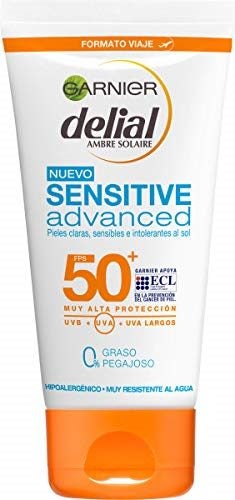 Ambre Solaire Sensitive Sun Cream SPF50+ 50ml Travel Carousel 1