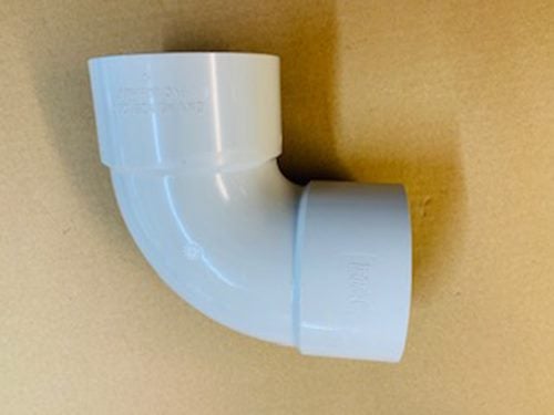 PVC waste drain fittings -- 40mm x 88 degree bend FemaleX female Carousel 1
