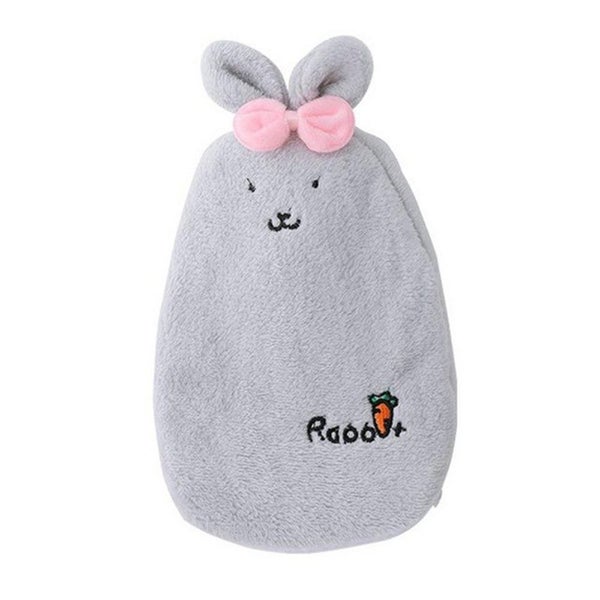 Hot Water Bottle & Cover - Grey Carousel 1