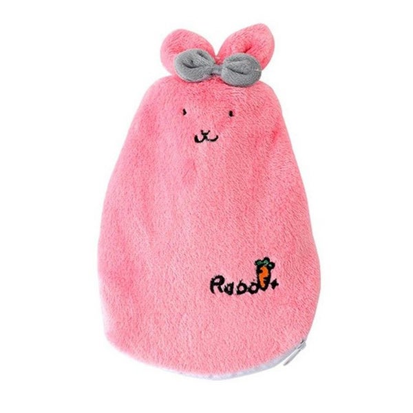 Hot Water Bottle & Cover - Pink Carousel 1