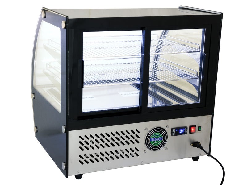 0.7m Commercial Chilled Food Display Cabinet, 3 Tier Chiller Carousel 4