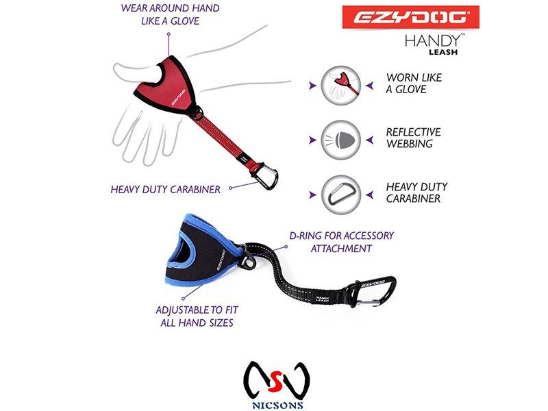 DOG LEAD EZYDOG Dog Handy Leash Hands Free Carousel 1
