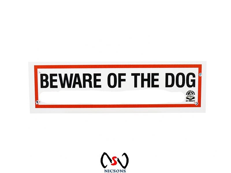 Dog Gate Signs " Beware Of The Dog" Small Carousel 1