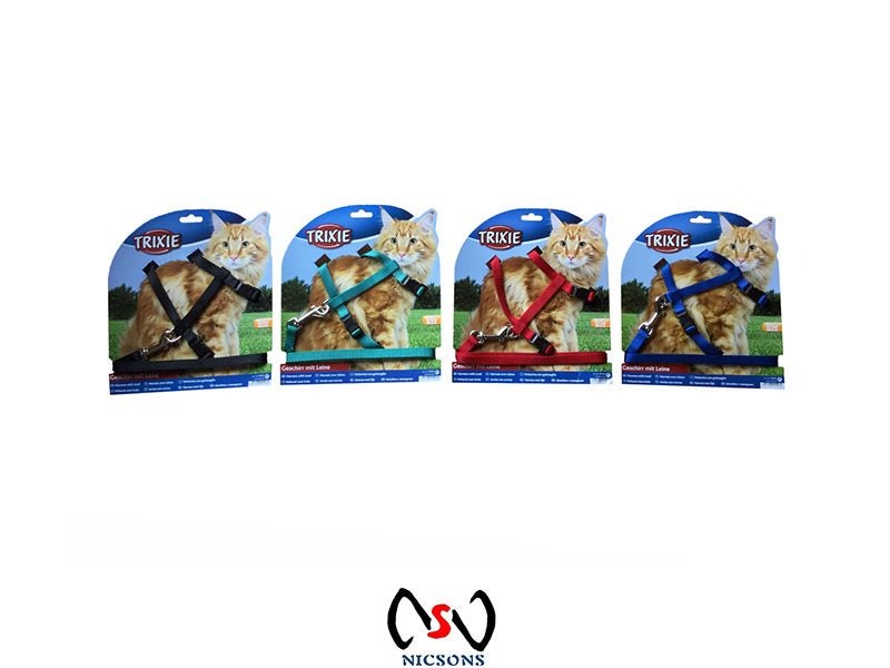 Big Cat Harness Trixie Cat Harness & Lead Set Carousel 1