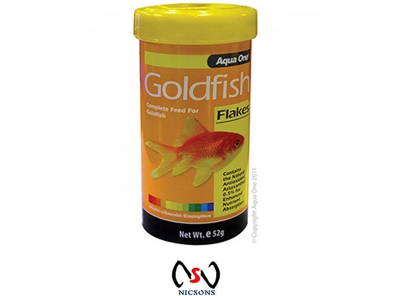 Aqua One Goldfish Flake Food 52g Carousel 1
