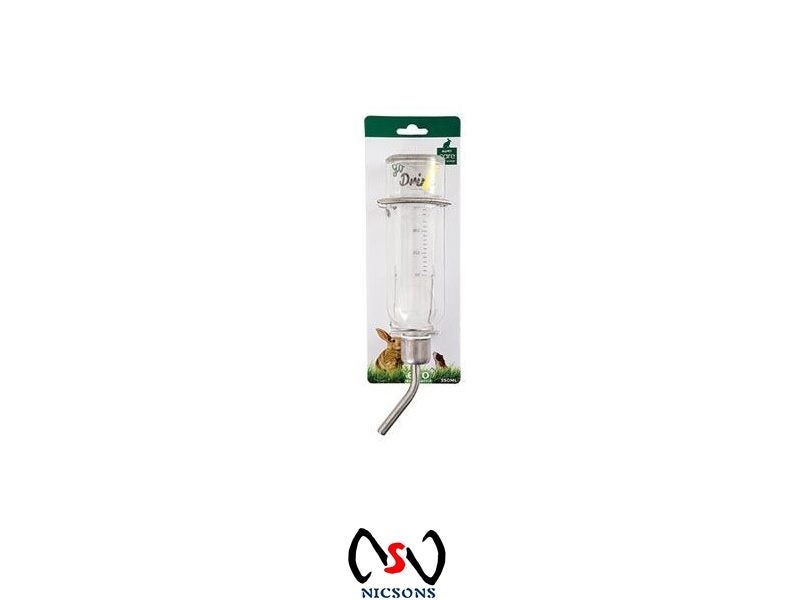 ALLPET Glass Drinking Bottle For Rat Guinea Pigs 12oz 350ml Carousel 1