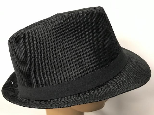 Black Fedora Hat / Dress Up Hat / Jazz Hat /Gangster Hat Carousel 2