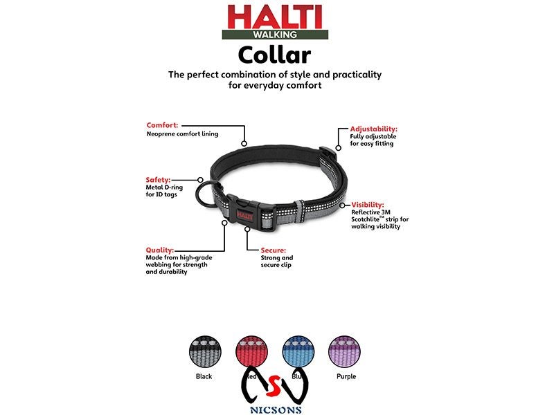 HALTI Dog Walking Collar Purple - Medium Carousel 2
