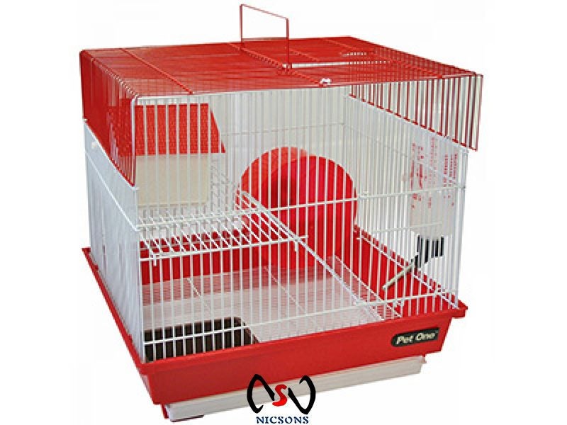PET ONE MOUSE CAGE - 1 LEVEL 34.5 X 28 X 34cm Carousel 1