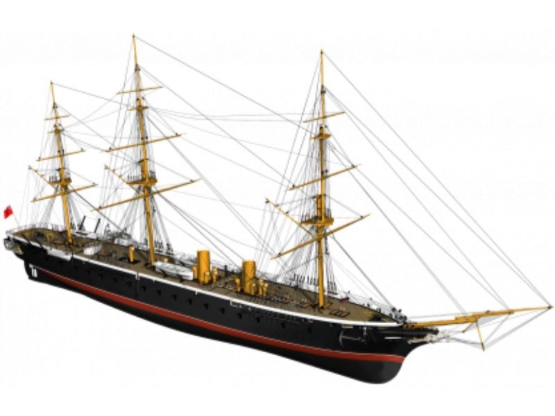 Billing Boats BIL 01-00-0512 1:100 HMS Warrior Carousel 1