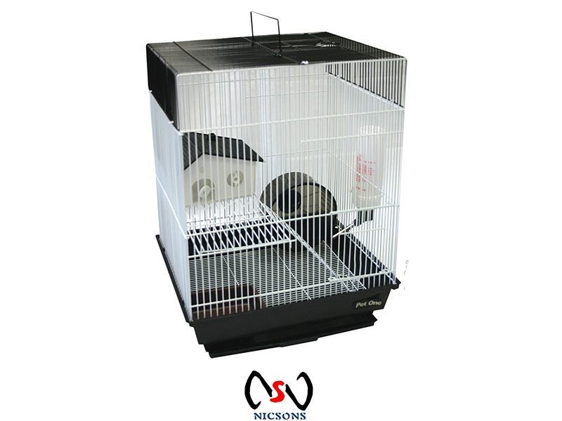 PET ONE MOUSE CAGE - 2 LEVEL 34.5X28X45.5CM Carousel 1