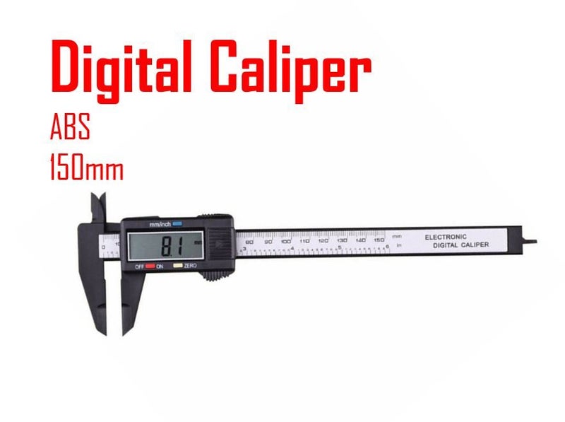 PTN 150mm Digital Caliper ABS Caliper LCD Display Vernier Measuring Range Carousel 1