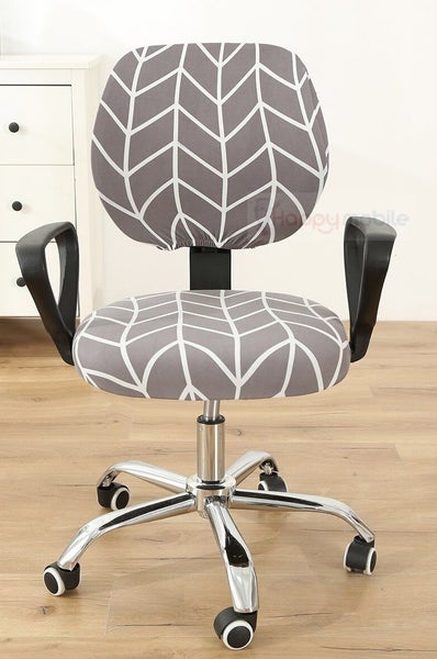 Office Chair Cover desk chair covers slipcovers colour BLACK Carousel 1