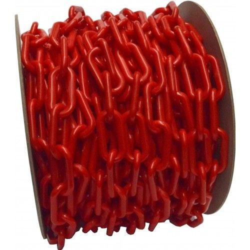 PLASTIC CHAIN - 6mm x 25m Reel (Red) Carousel 1