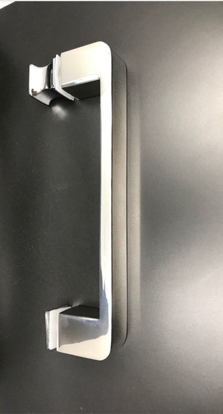 SALE Shower glass door handle - 210mm Square Tube - Lennox Bathroom Carousel 1