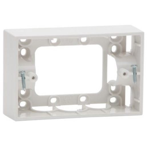 Mounting Block. Standard. White. For Light Switches and Plug Sockets. PDL137MB Carousel 3