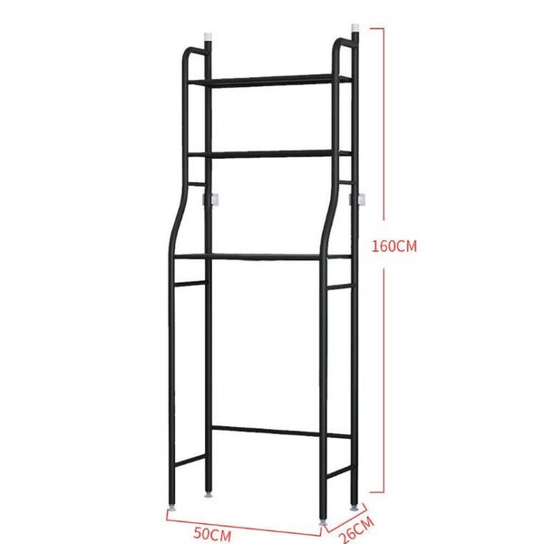 3 Tier Metal Bathroom Shelves Over Toilet Storage Rack Organiser Carousel 5